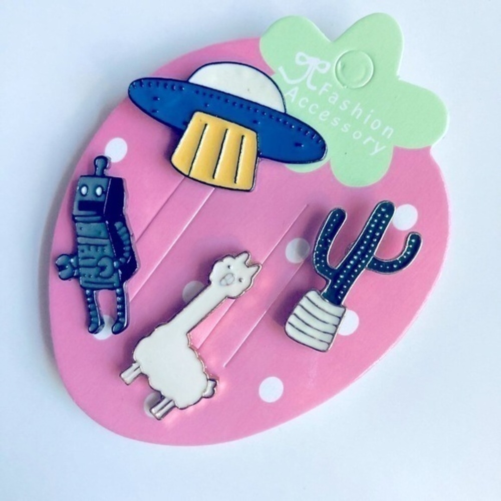 Enamel Pins UFO Desert